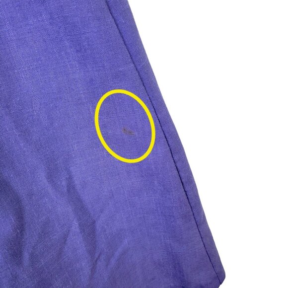 Vintage 70s Midi Skirt Women Plus Size 16 Purple Button Front A-line Formal Fall - Picture 6 of 14